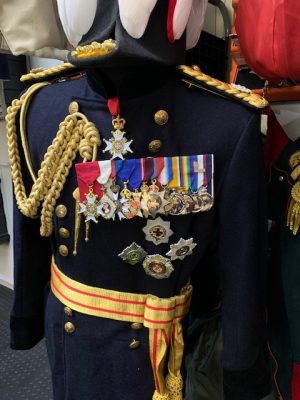 REPLICA KING GEORGE V FROCK COAT COMPLETE - Quarterdeck Medals & Militaria
